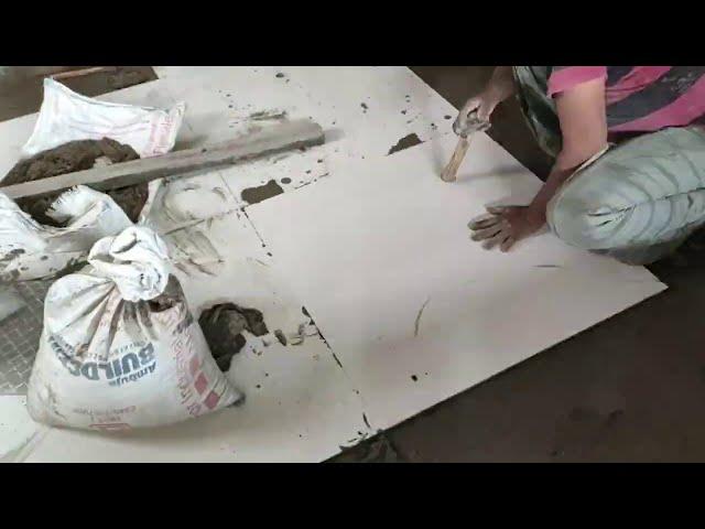 Install Living Room Floor With Ceramic Tiles Easy - How To Install Floor Tile vitrified tiles