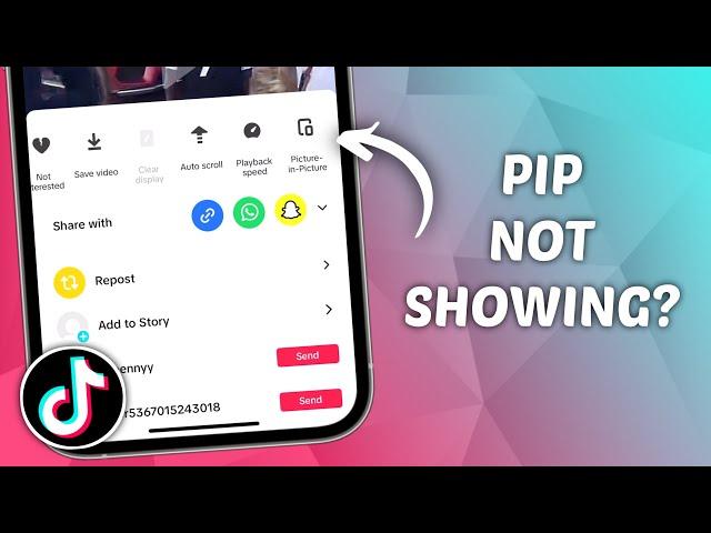 How to Fix PiP Not Showing on TikTok | TikTok Picture in Picture Missing