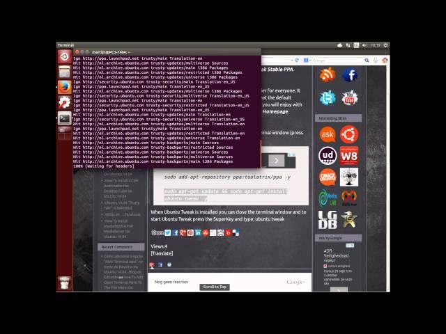 How To Install Ubuntu Tweak On Ubuntu 14.04