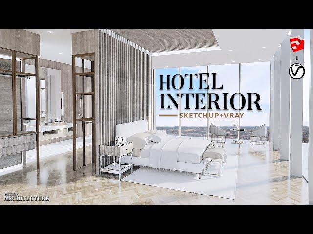 Vray Next for Sketchup - Interior Render [FULL PROCESS]