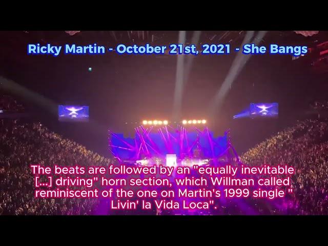 Ricky Martin - She Bangs (October 9th, 2021)