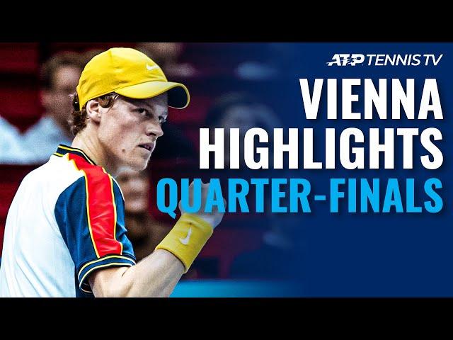 Alcaraz vs Berrettini; Sinner, Tiafoe, Zverev, Ruud All Play | Vienna 2021 Quarter-Final Highlights