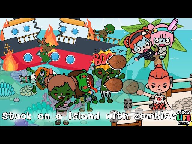 Zombie Apocalypse - Stuck on a Island with zombies Toca life world