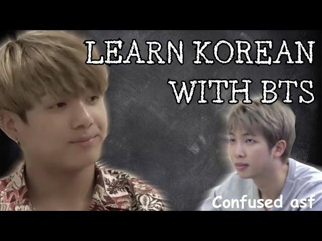 LEARN KOREAN WITH BTS #1