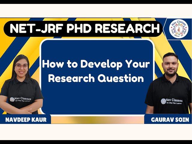 How to Develop Research Questions | PhD | Gaurav Soin