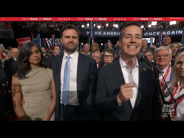 JD Vance becomes Donald Trump's VP pick at 2024 RNC: Watch full Ohio delegation nomination