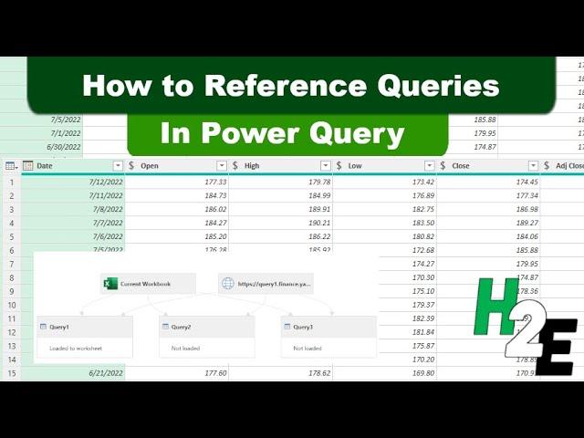 How to Reference Queries in Power Query