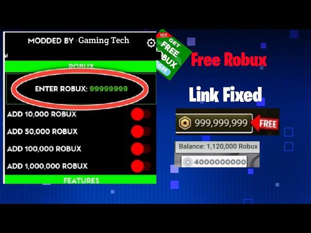 Roblox unlimited robux mod menu