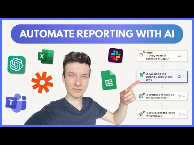Automate your business reporting with Zapier, Google Sheets & ChatGPT