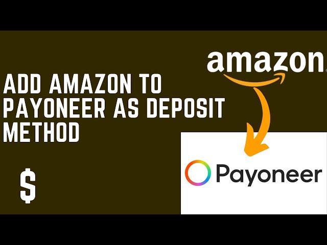 How to add Payoneer in amazon seller account || How to add deposit method method with Amazon account