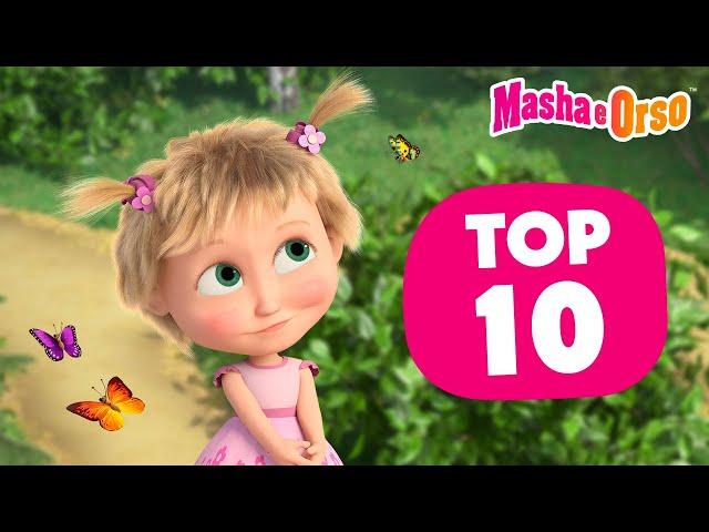  Masha e Orso  Top-10  I migliori 10 episodi primaverili ️ Cartoni animati per bambini 