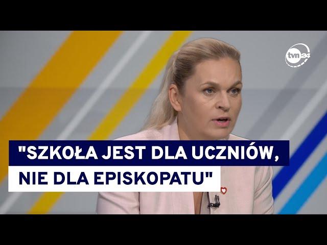 Nowacka: skończyły się czasy, że to biskupi pisali prawo @TVN24