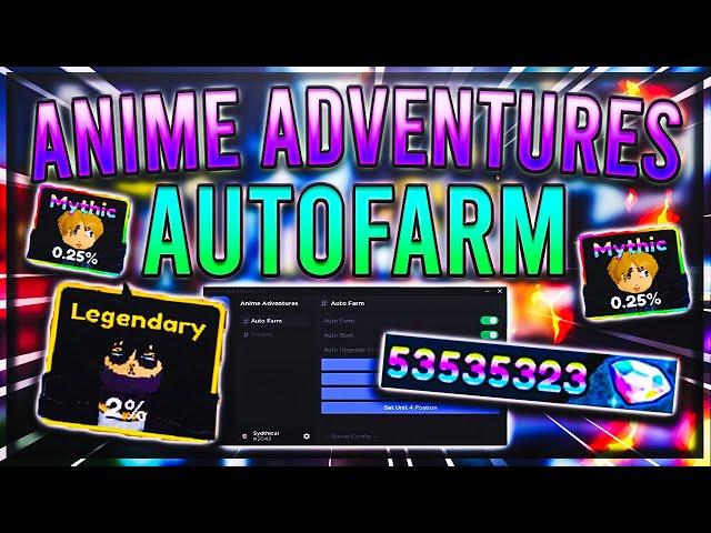 [NEW] Anime Adventures Script / Hack | Auto Farm | Fully Automatic | *PASTEBIN 2022*