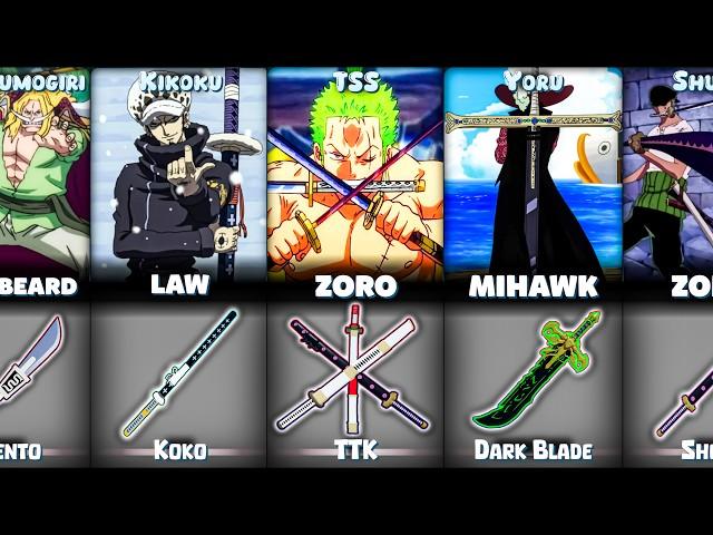 All One Piece Swords In Blox Fruits [Updated]