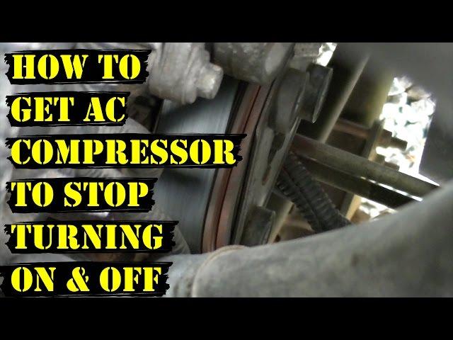 How to Get AC Compressor to STOP Turning ON & OFF Repeatedly