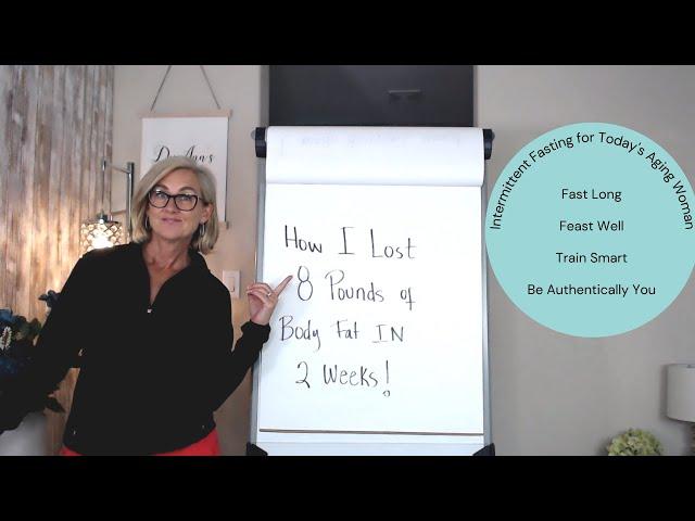 How I Lost 8  Pounds In 2 Weeks | Intermittent Fasting for Today's Aging Woman