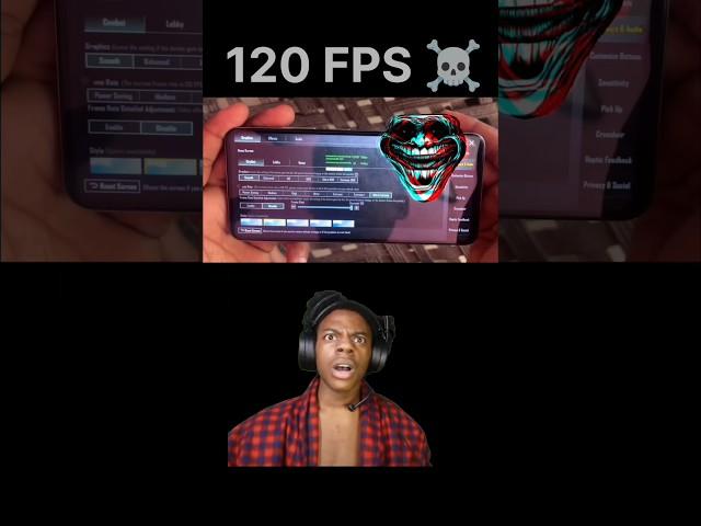 Shocking Everyone After getting 120 FPS  #shorts #bgmi #pubgmobile #viral #trending #120fps k50i