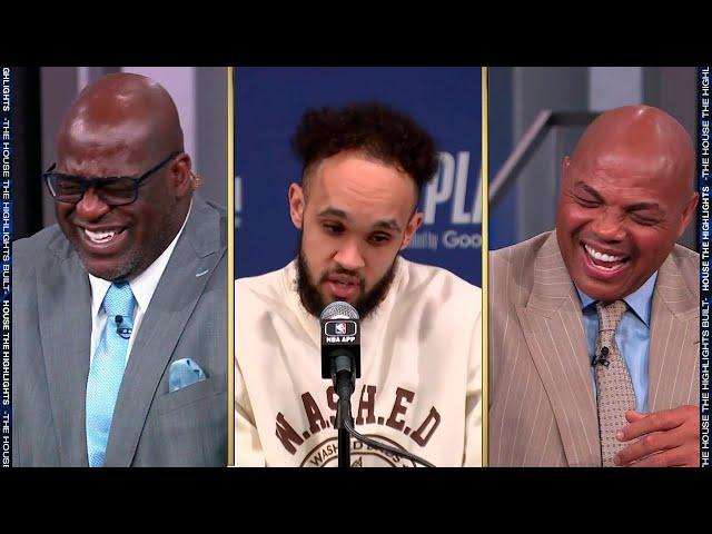 Shaq and Chuck won't stop roasting Derrick White's hairline 