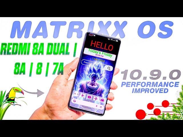 How To Install | Matrixx OS 10.9.0 On Redmi 8a Dual Mi439!