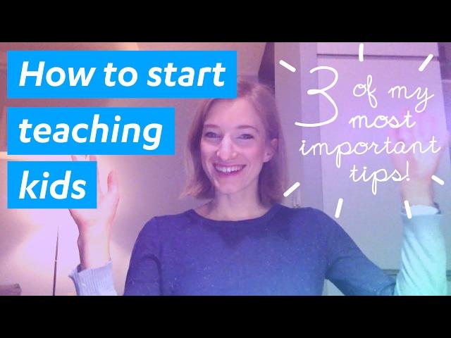 How to start teaching kids English - #1