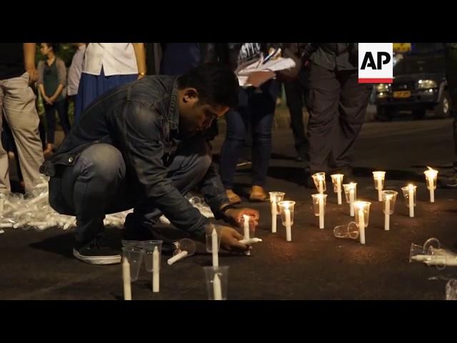 Vigil for 14 people to be executed in Indonesia