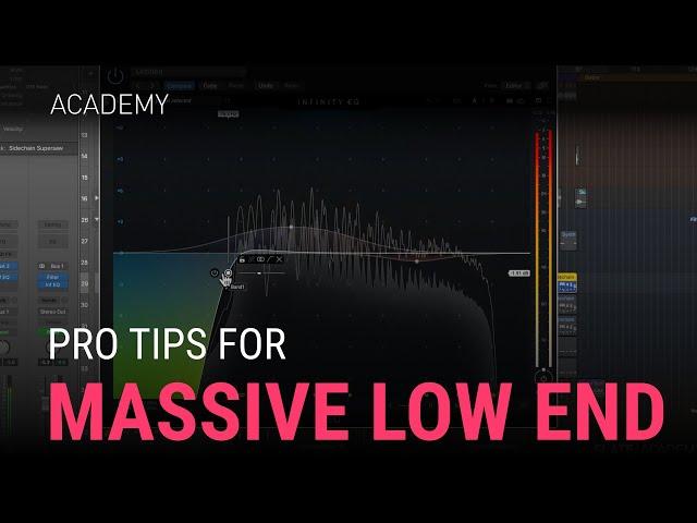 Perfecting the Low End - EDM Production Masterclass on Slate Academy