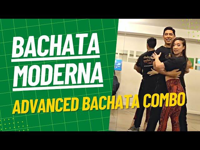 Bachata Moderna Combination - Counts and Instruction by Juan Ruiz and Kelsi #bachata