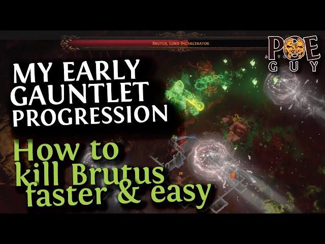 POE 3.25 - DAY#1 EARLY GAUNTLET // LIVE BRUTUS GAMEPLAY & FEW TRICKS // EA BALLISTA CHAMPION