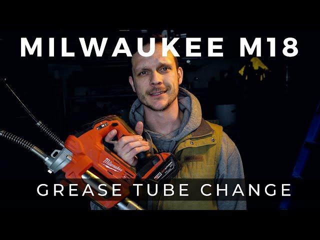 Milwaukee M18 Grease Gun Cartridge Change