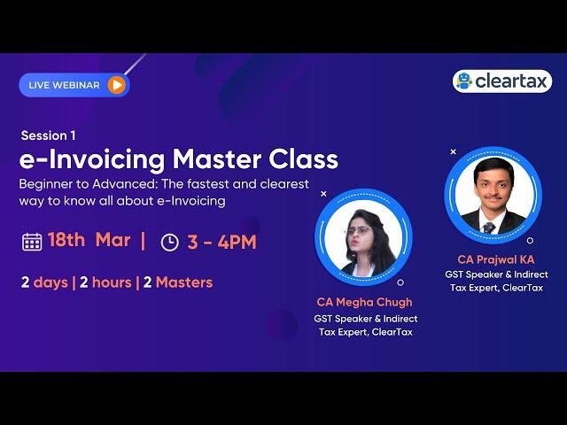 e-Invoicing Master Class for Beginners | Understand all about e-Invoicing