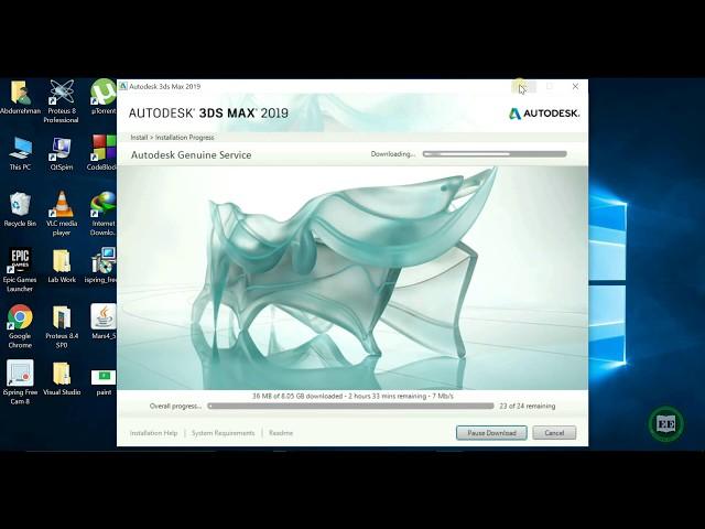 AutoDesk 3d's MaX 2019 -Full Downlaod Step by Step- License Active for 3 Years