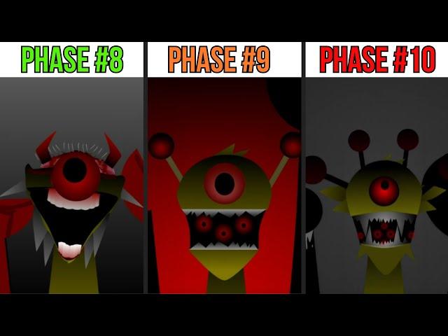 Phase 8 VS Phase 9 VS Phase 10 Remake Version in Incredibox Sprunki