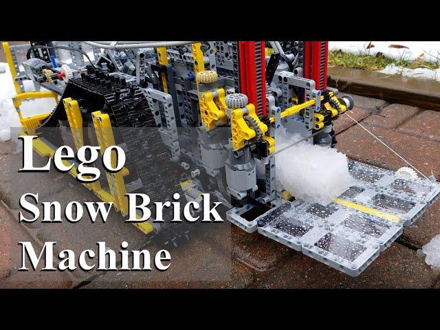 Lego Snow Brick Machine