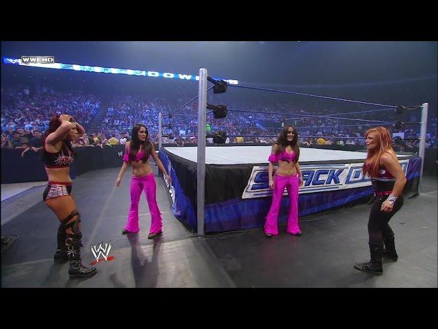 Nikki Bella makes her debut as The Bella Twins' secret is out : SmackDown, Nov. 7, 2008