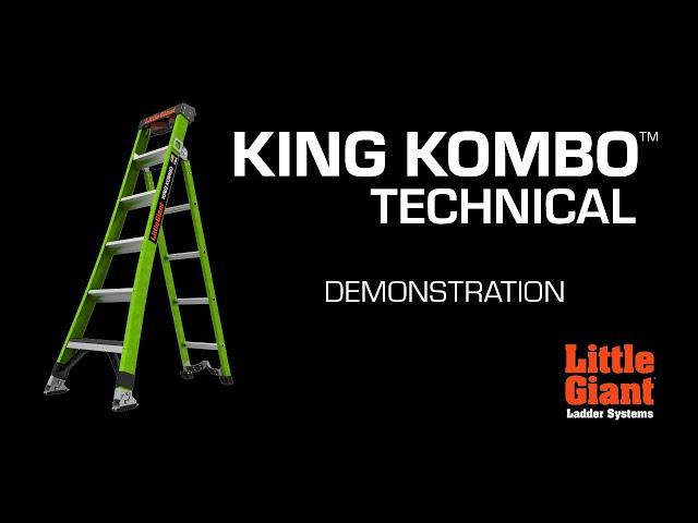 King Kombo 2.0 Technical Demo | IAA 375 lbs Rated | Little Giant Ladder Systems