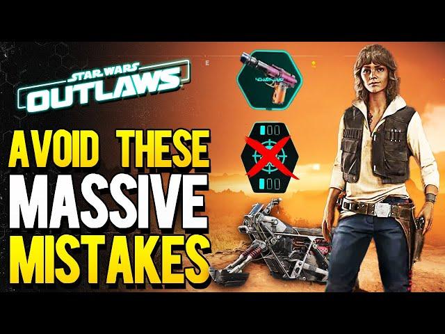 Star Wars Outlaws TIPS & Tricks - Avoid These 8 Huge Mistakes Early!