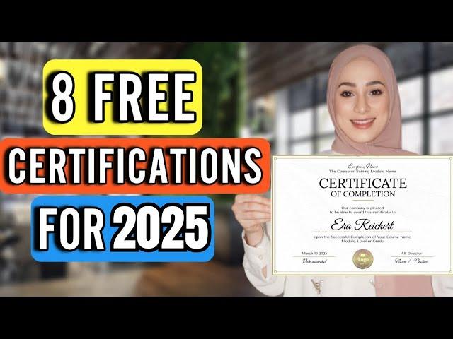 8 FREE High Paying Certifications For Remote Jobs in 2025 | And How Much Do They Pay?