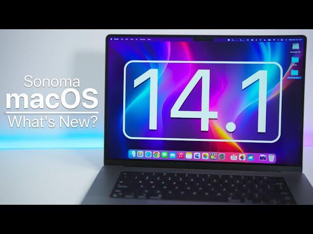 macOS 14.1 Sonoma is Out! - What's New?