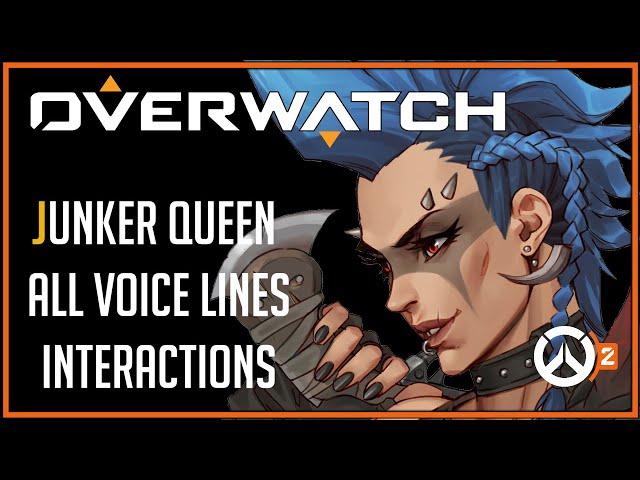 Overwatch 2 Junker Queen All Voice Lines Interactions