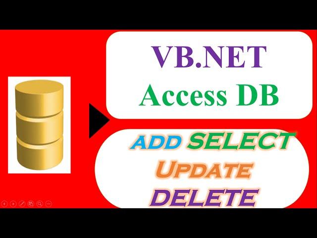 VB.Net ListView MS Access -  INSERT,SELECT,UPDATE,DELETE Full