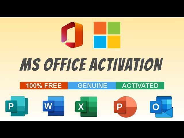 Activate MS Office 2019/2021/365 for Free (Product Activation Failed/Error Fix)