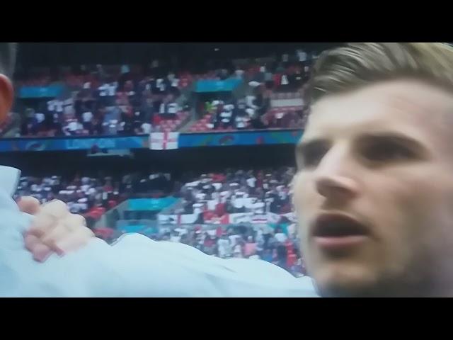 German National Anthem(Deutschlandlied)Euro 2020-England vs Germany 29 06 2021 Wembley