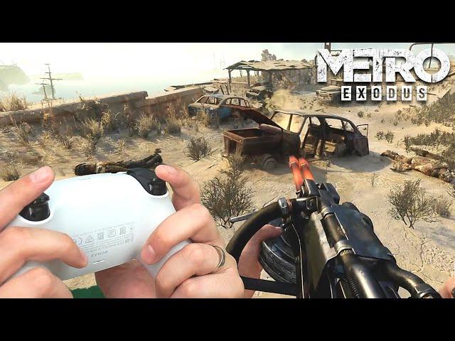 Adaptive Trigger Showcase - Metro Exodus Weapons with PS5 DualSense Controller - Part 1