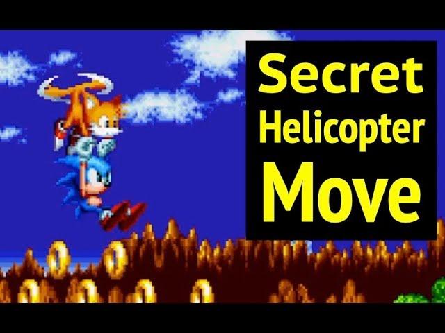 Secret Helicopter Move in Sonic Mania and Classic Sonic Games (Tails: Miles Prower)