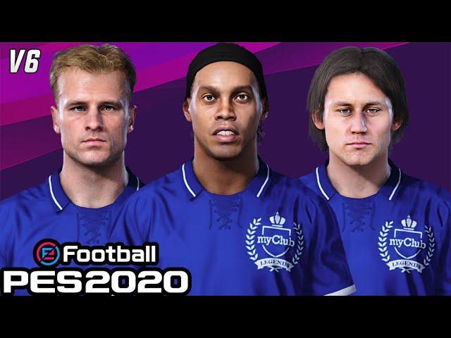 OPTION FILE MYCLUB LEGENDS V6 | DATA PACK 6.0 || PES 2020 PS4/PC