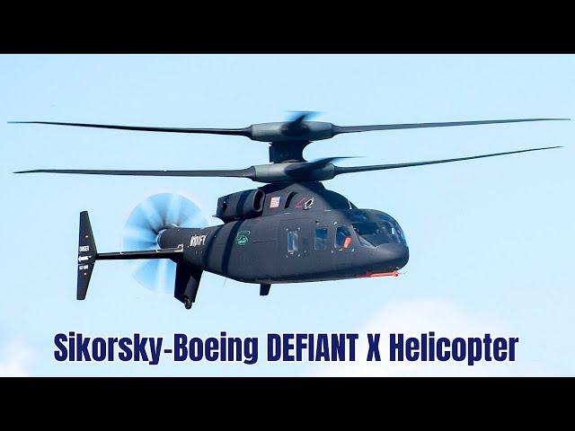 Helicopter Powered by HTS7500 Turboshaft Engine | Sikorsky-Boeing DEFIANT X Helicopter