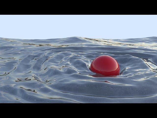 Dynamic Paint + Ocean. Water collision without simulation in Blender.