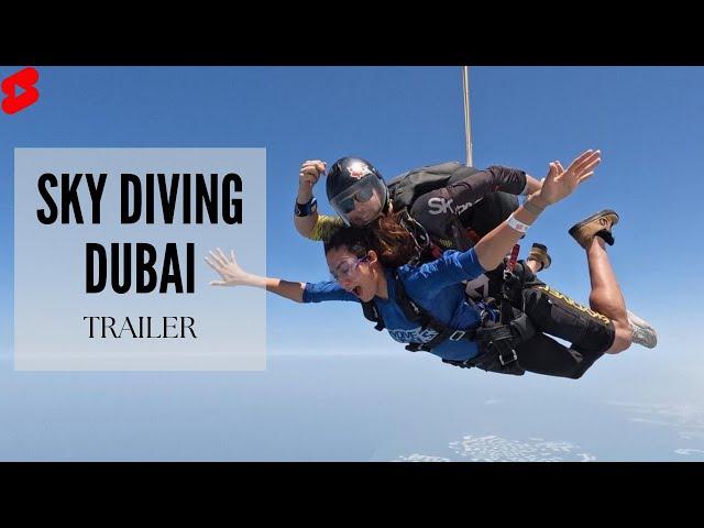 SKY DIVING in Dubai | Trailer #shorts