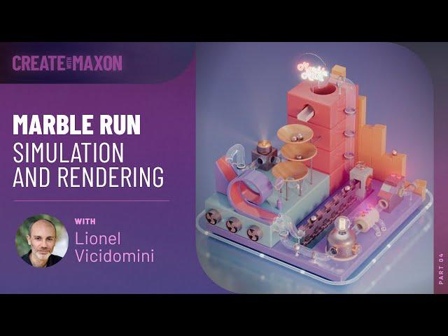 Render the Marble Run (4/4) – Create with Maxon