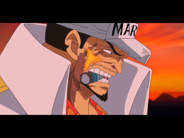 LUFFY VS AKAINU Luffy takes revenge on Akainu for killing his brother Ace -[ONE PIECE]